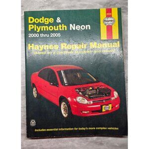 Dodge & Plymouth Neon 2000 thru 2005 Haynes Repair Manual 30036